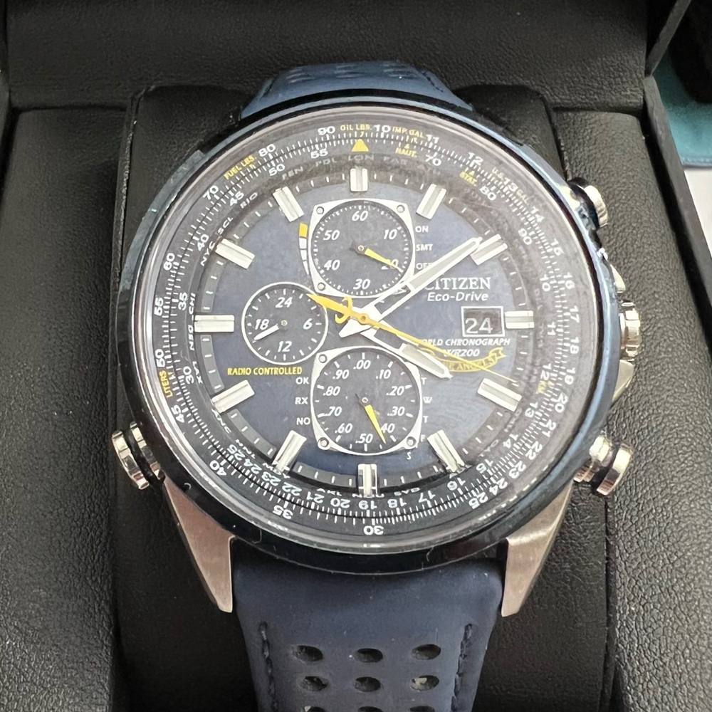 Men's Citizen Watch AT8020-03L Blue Angels Chronograph